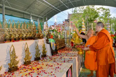 ประมวลภาพพิธีพุทธาภิเษกวัตถุมงคล รุ่นเศรษฐีสุวรรณภูมิ วัดจุฬามณี ปี ๒๕๖๒