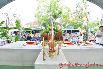 ประมวลภาพพิธีพุทธาภิเษกวัตถุมงคล รุ่นเศรษฐีสุวรรณภูมิ วัดจุฬามณี ปี ๒๕๖๒