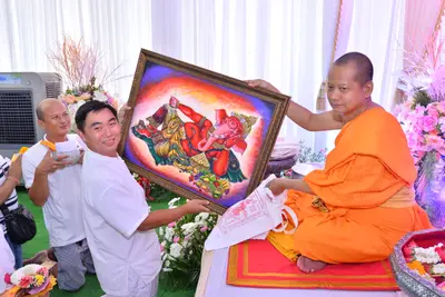 ประมวลภาพงานอายุวัฒนมงคล ๖๓ ปี หลวงพ่ออิฏฐ์ และพิธีครอบครูบูรพาจารย์ วัดจุฬามณี ปี ๒๕๖๒