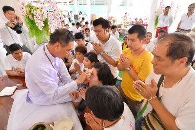 ประมวลภาพงานอายุวัฒนมงคล ๖๓ ปี หลวงพ่ออิฏฐ์ และพิธีครอบครูบูรพาจารย์ วัดจุฬามณี ปี ๒๕๖๒