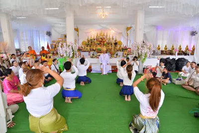 ประมวลภาพงานอายุวัฒนมงคล ๖๓ ปี หลวงพ่ออิฏฐ์ และพิธีครอบครูบูรพาจารย์ วัดจุฬามณี ปี ๒๕๖๒