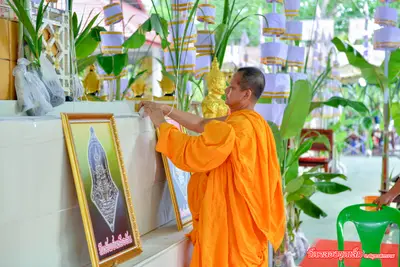 ประมวลภาพพิธีพุทธาภิเษกวัตถุมงคล รุ่นมีทรัพย์เหลือล้น วัดจุฬามณี ปี ๒๕๖๒