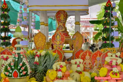 พิธีพุทธาภิเษกวัตถุมงคล รุ่นมีทรัพย์เหลือล้น วัดจุฬามณี ปี ๒๕๖๒