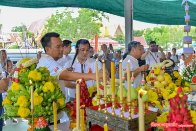 ประมวลภาพพิธีพุทธาภิเษกวัตถุมงคล รุ่นมีทรัพย์เหลือล้น วัดจุฬามณี ปี ๒๕๖๒