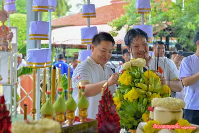 ประมวลภาพพิธีพุทธาภิเษกวัตถุมงคล รุ่นมีทรัพย์เหลือล้น วัดจุฬามณี ปี ๒๕๖๒