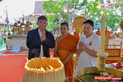 ประมวลภาพพิธีพุทธาภิเษกวัตถุมงคล รุ่นมีทรัพย์เหลือล้น วัดจุฬามณี ปี ๒๕๖๒
