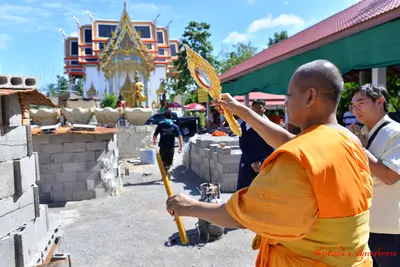 ประมวลภาพพิธีเททองหล่อองค์ท้าวเวสสุวรรณ ๗ องค์ วัดจุฬามณี ปี ๒๕๖๒