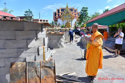 ประมวลภาพพิธีเททองหล่อองค์ท้าวเวสสุวรรณ ๗ องค์ วัดจุฬามณี ปี ๒๕๖๒