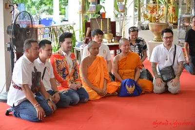 ประมวลภาพพิธีเททองหล่อองค์ท้าวเวสสุวรรณ ๗ องค์ วัดจุฬามณี ปี ๒๕๖๒