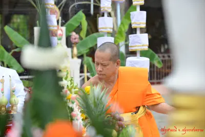 ประมวลภาพพิธีเททองหล่อองค์ท้าวเวสสุวรรณ ๗ องค์ วัดจุฬามณี ปี ๒๕๖๒