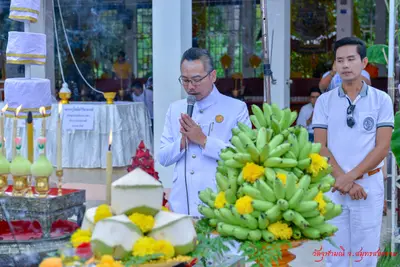 ประมวลภาพพิธีเททองหล่อองค์ท้าวเวสสุวรรณ ๗ องค์ วัดจุฬามณี ปี ๒๕๖๒