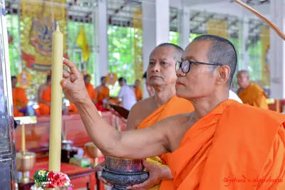 ประมวลภาพพิธีเททองหล่อองค์ท้าวเวสสุวรรณ ๗ องค์ วัดจุฬามณี ปี ๒๕๖๒
