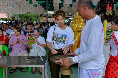 ประมวลภาพพิธีเททองหล่อองค์ท้าวเวสสุวรรณ ๗ องค์ วัดจุฬามณี ปี ๒๕๖๒