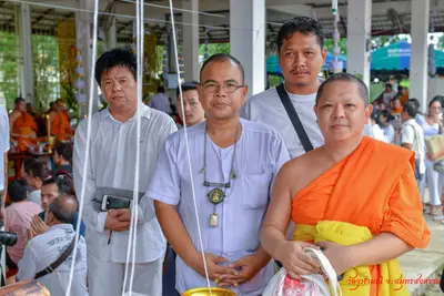 ประมวลภาพพิธีเททองหล่อองค์ท้าวเวสสุวรรณ ๗ องค์ วัดจุฬามณี ปี ๒๕๖๒