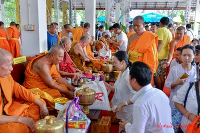 ประมวลภาพพิธีเททองหล่อองค์ท้าวเวสสุวรรณ ๗ องค์ วัดจุฬามณี ปี ๒๕๖๒