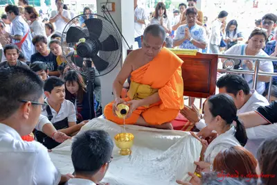 ประมวลภาพพิธีเททองหล่อองค์ท้าวเวสสุวรรณ ๗ องค์ วัดจุฬามณี ปี ๒๕๖๒