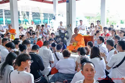 ประมวลภาพพิธีเททองหล่อองค์ท้าวเวสสุวรรณ ๗ องค์ วัดจุฬามณี ปี ๒๕๖๒