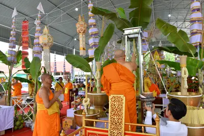 ประมวลภาพพิธีพุทธาภิเษกเหรียญท้าวเวสสุวรรณโณ จตุมหาราชิกา รุ่นเศรษฐีมหาจักรพรรดิ วัดจุฬามณี ปี ๒๕๖๒