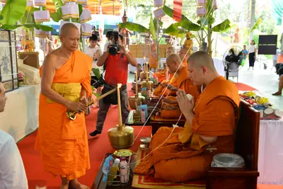 ประมวลภาพพิธีพุทธาภิเษกเหรียญท้าวเวสสุวรรณโณ จตุมหาราชิกา รุ่นเศรษฐีมหาจักรพรรดิ วัดจุฬามณี ปี ๒๕๖๒