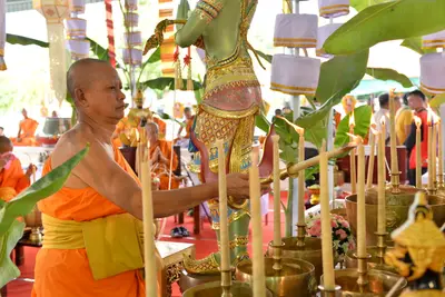 ประมวลภาพพิธีพุทธาภิเษกเหรียญท้าวเวสสุวรรณโณ จตุมหาราชิกา รุ่นเศรษฐีมหาจักรพรรดิ วัดจุฬามณี ปี ๒๕๖๒