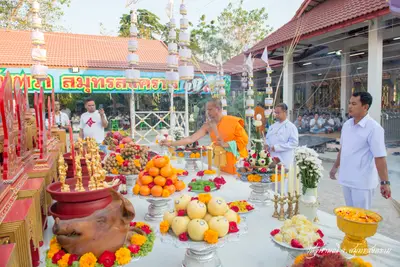 ประมวลภาพพิธีสวดนพเคราะห์ วัดจุฬามณี ปี ๒๕๖๒