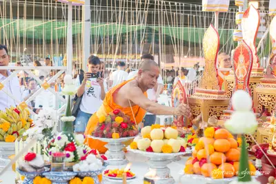 ประมวลภาพพิธีสวดนพเคราะห์ วัดจุฬามณี ปี ๒๕๖๒
