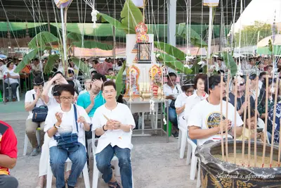 ประมวลภาพพิธีสวดนพเคราะห์ วัดจุฬามณี ปี ๒๕๖๒