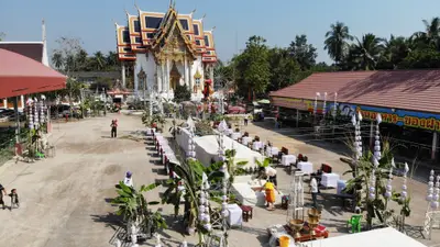 ประมวลภาพพิธีสวดนพเคราะห์ วัดจุฬามณี ปี ๒๕๖๒