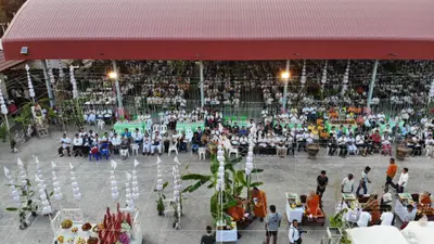 ประมวลภาพพิธีสวดนพเคราะห์ วัดจุฬามณี ปี ๒๕๖๒