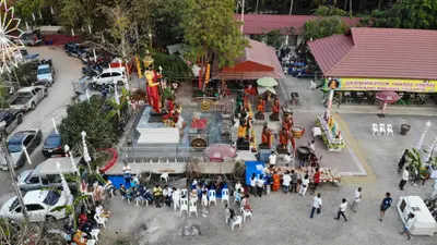 ประมวลภาพพิธีสวดนพเคราะห์ วัดจุฬามณี ปี ๒๕๖๒