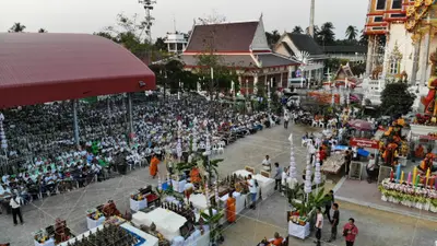 ประมวลภาพพิธีสวดนพเคราะห์ วัดจุฬามณี ปี ๒๕๖๒