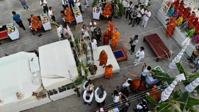 ประมวลภาพพิธีสวดนพเคราะห์ วัดจุฬามณี ปี ๒๕๖๒