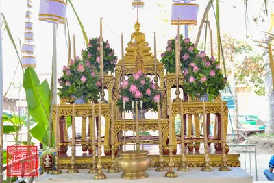 ประมวลภาพพิธีพุทธาภิเษกเหรียญจตุมหาราชิกา พญาเต่าเรือน วัดจุฬามณี ปี ๒๕๖๓