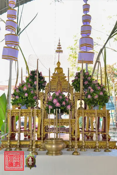 ประมวลภาพพิธีพุทธาภิเษกเหรียญจตุมหาราชิกา พญาเต่าเรือน วัดจุฬามณี ปี ๒๕๖๓