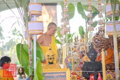 ประมวลภาพพิธีพุทธาภิเษกเหรียญจตุมหาราชิกา พญาเต่าเรือน วัดจุฬามณี ปี ๒๕๖๓