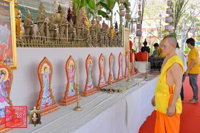 ประมวลภาพพิธีพุทธาภิเษกเหรียญจตุมหาราชิกา พญาเต่าเรือน วัดจุฬามณี ปี ๒๕๖๓