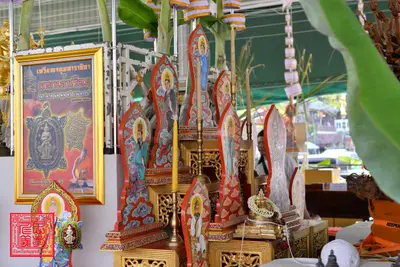 ประมวลภาพพิธีพุทธาภิเษกเหรียญจตุมหาราชิกา พญาเต่าเรือน วัดจุฬามณี ปี ๒๕๖๓