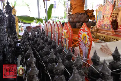 ประมวลภาพพิธีพุทธาภิเษกเหรียญจตุมหาราชิกา พญาเต่าเรือน วัดจุฬามณี ปี ๒๕๖๓