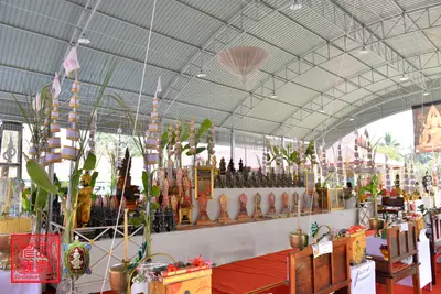ประมวลภาพพิธีพุทธาภิเษกเหรียญจตุมหาราชิกา พญาเต่าเรือน วัดจุฬามณี ปี ๒๕๖๓