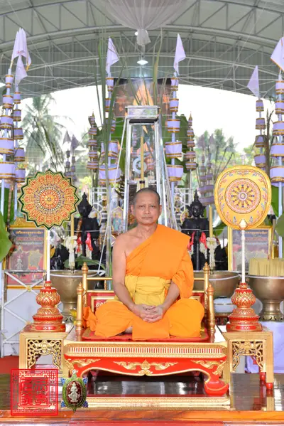 ประมวลภาพพิธีพุทธาภิเษกเหรียญจตุมหาราชิกา พญาเต่าเรือน วัดจุฬามณี ปี ๒๕๖๓