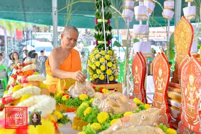 ประมวลภาพพิธีพุทธาภิเษกเหรียญจตุมหาราชิกา พญาเต่าเรือน วัดจุฬามณี ปี ๒๕๖๓