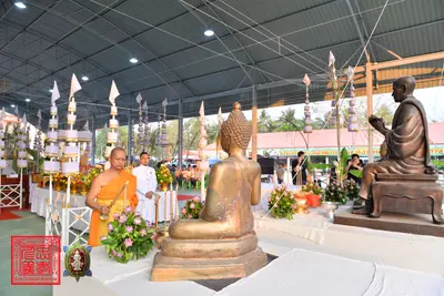 ประมวลภาพพิธีพุทธาภิเษกเหรียญจตุมหาราชิกา พญาเต่าเรือน วัดจุฬามณี ปี ๒๕๖๓