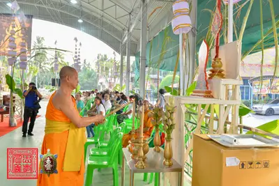 ประมวลภาพพิธีพุทธาภิเษกเหรียญจตุมหาราชิกา พญาเต่าเรือน วัดจุฬามณี ปี ๒๕๖๓