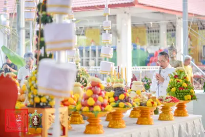 ประมวลภาพพิธีพุทธาภิเษกเหรียญจตุมหาราชิกา พญาเต่าเรือน วัดจุฬามณี ปี ๒๕๖๓