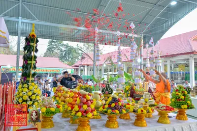 ประมวลภาพพิธีพุทธาภิเษกเหรียญจตุมหาราชิกา พญาเต่าเรือน วัดจุฬามณี ปี ๒๕๖๓
