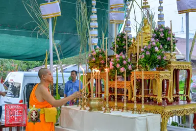 ประมวลภาพพิธีพุทธาภิเษกเหรียญจตุมหาราชิกา พญาเต่าเรือน วัดจุฬามณี ปี ๒๕๖๓