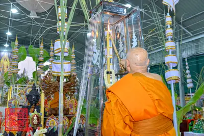 ประมวลภาพพิธีพุทธาภิเษกเหรียญจตุมหาราชิกา พญาเต่าเรือน วัดจุฬามณี ปี ๒๕๖๓