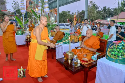 ประมวลภาพพิธีพุทธาภิเษกเหรียญจตุมหาราชิกา พญาเต่าเรือน วัดจุฬามณี ปี ๒๕๖๓