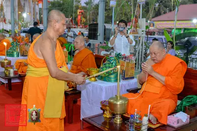 ประมวลภาพพิธีพุทธาภิเษกเหรียญจตุมหาราชิกา พญาเต่าเรือน วัดจุฬามณี ปี ๒๕๖๓