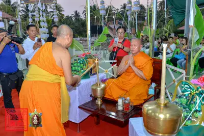 ประมวลภาพพิธีพุทธาภิเษกเหรียญจตุมหาราชิกา พญาเต่าเรือน วัดจุฬามณี ปี ๒๕๖๓